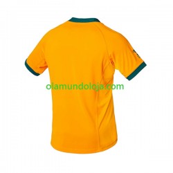 Camisola Rugby Austrália Homem Equipamento Primeiro RWC 2023 Manga Curta